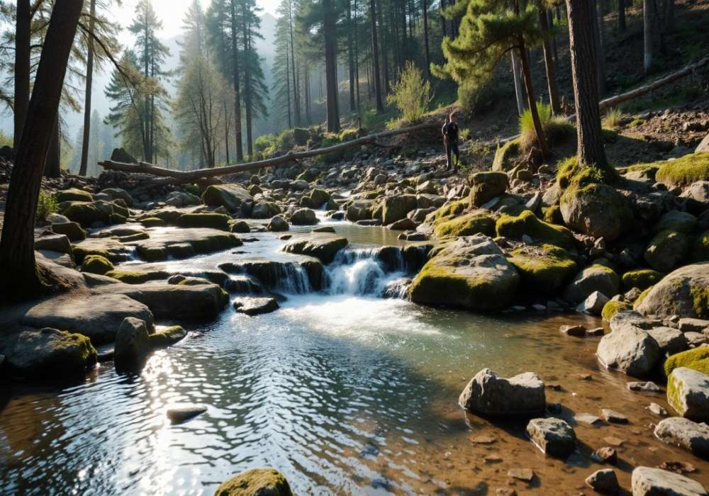 Waterfall Near Kasauli